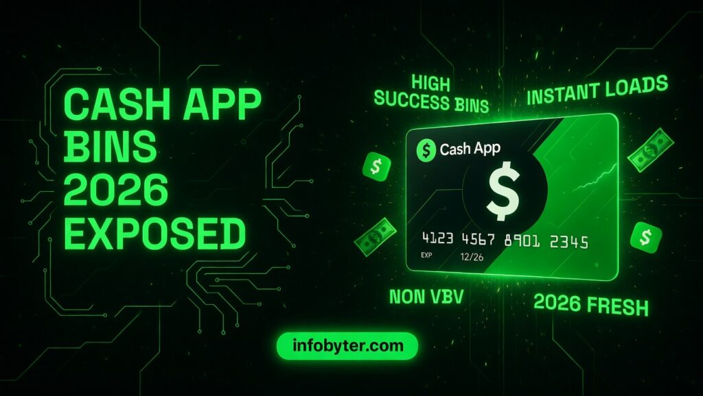 Cash App BINs 2026 EXPOSED – Non VBV Hits