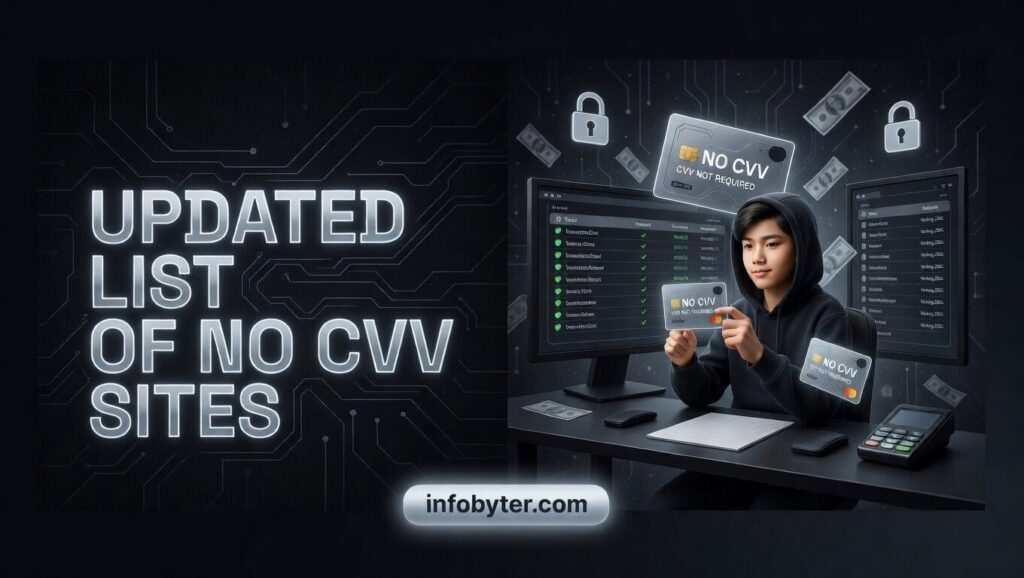 Updated List of No CVV Sites 2026