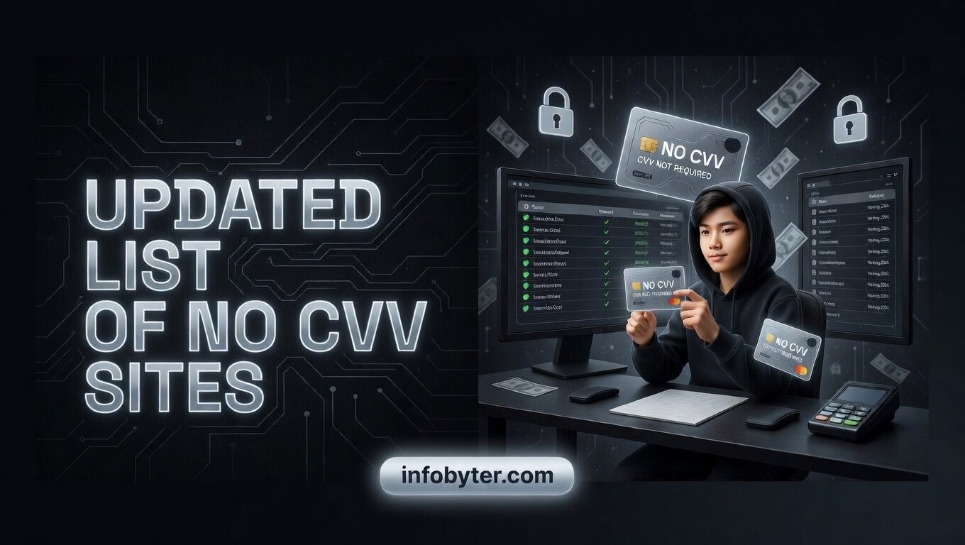 Updated List of No CVV Sites 2026