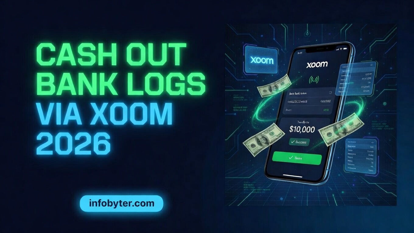 cash out bank logs via Xoom 2026 updated
