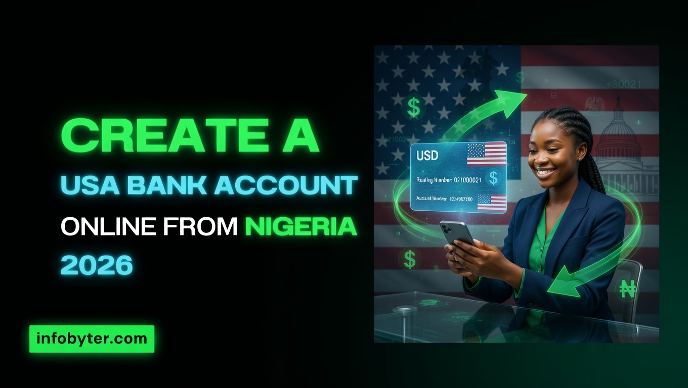 create a USA bank account online from Nigeria in 2026