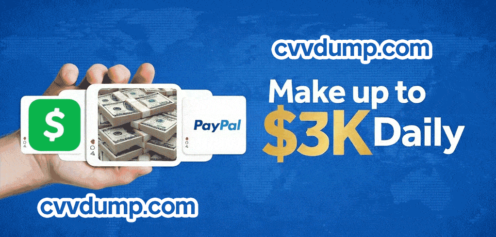 cvvdump make up to 3k daily design for infobyter