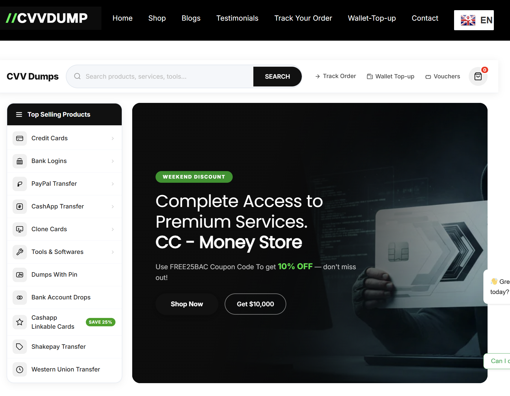 Key factors that make a dumps with pin website the best