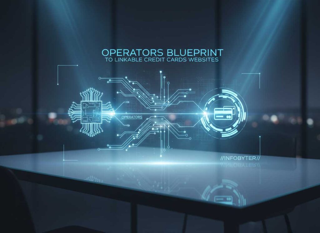 Operator's blueprint to linkable CC websites showing credit card data flow through verification and cashout platform layers