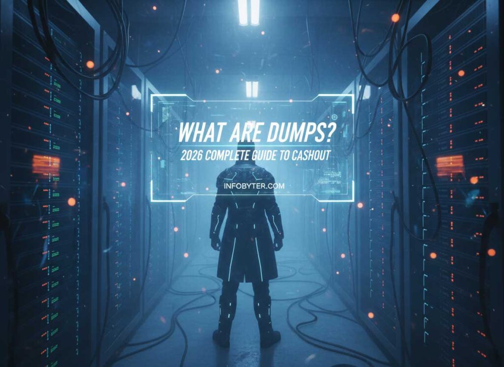 What are dumps 2026 guide showing payment card magnetic stripe with Track 1 and Track 2 data visualization for cashout operations